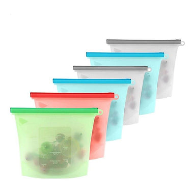 Reusable Silicone Food Bag Sets